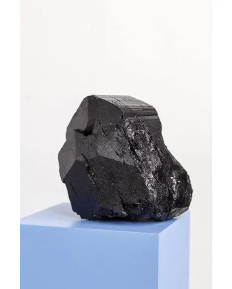 Pedra Turmalina Negra Bruta 800 A 900 Gramas